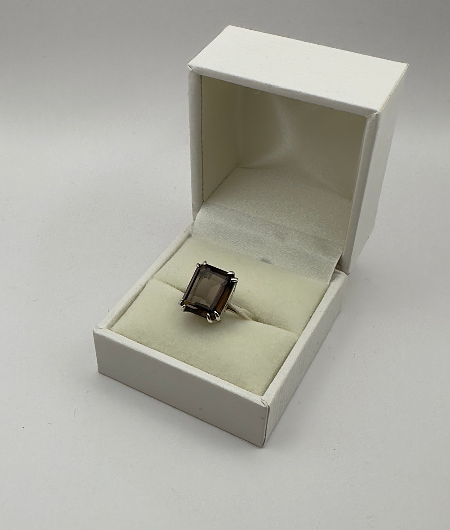 Bague Quartz fumé