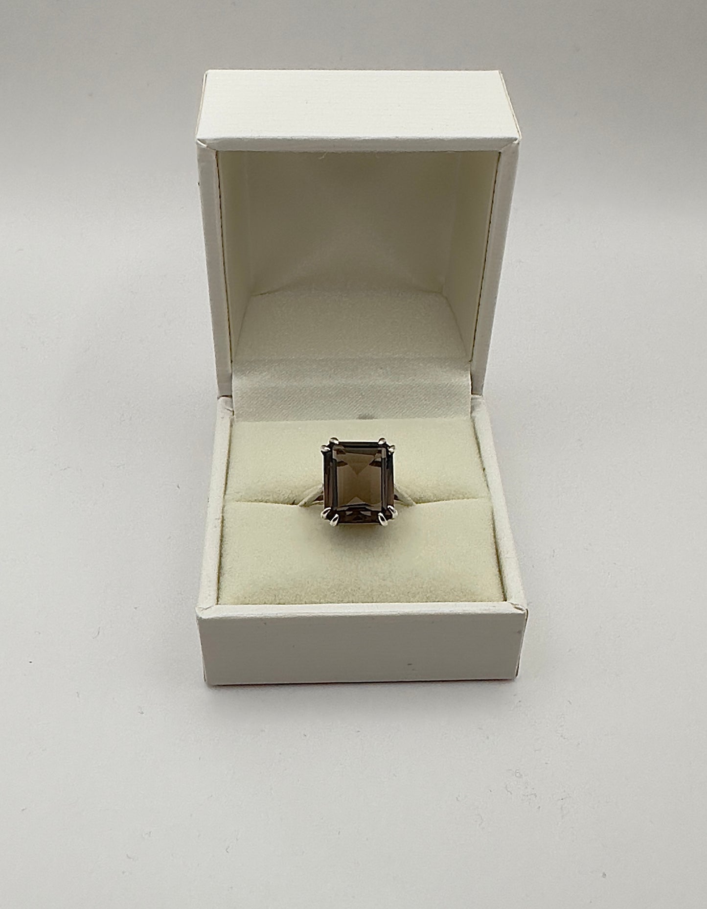 Bague Quartz fumé