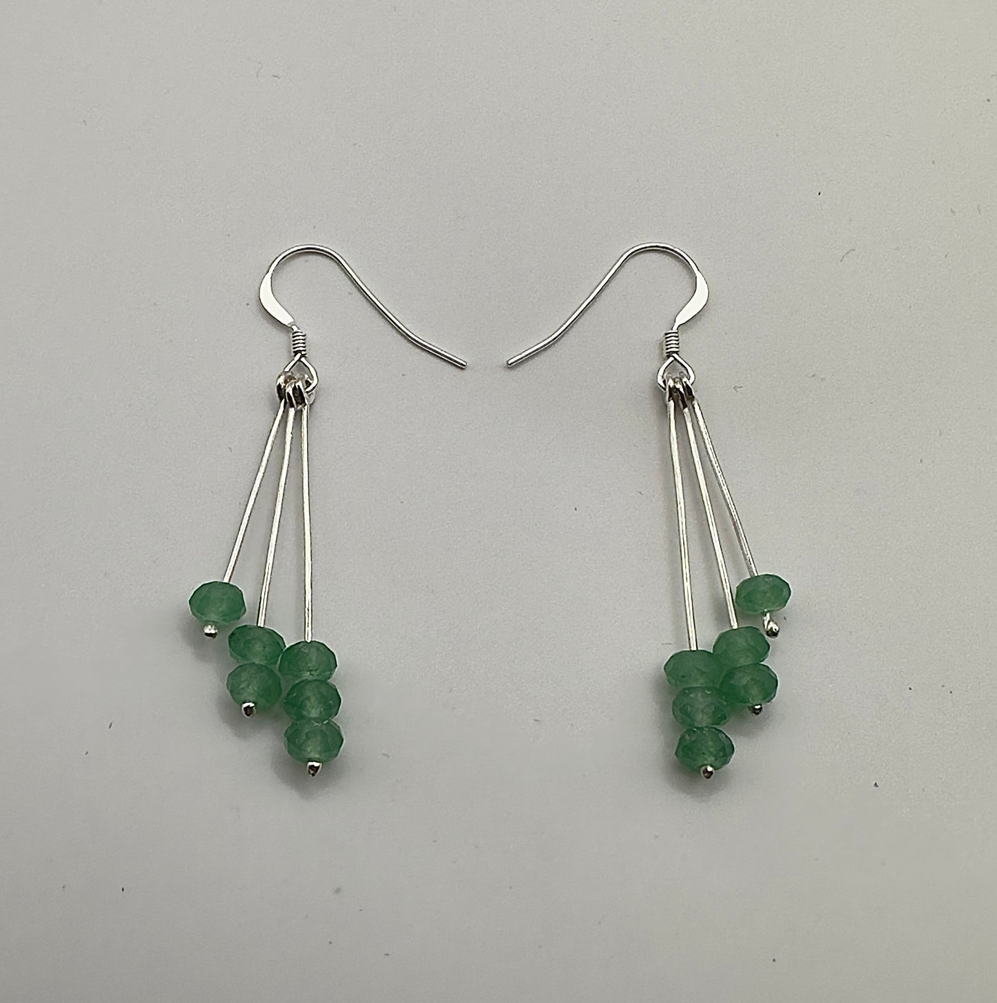 Boucle d'oreille aventurine