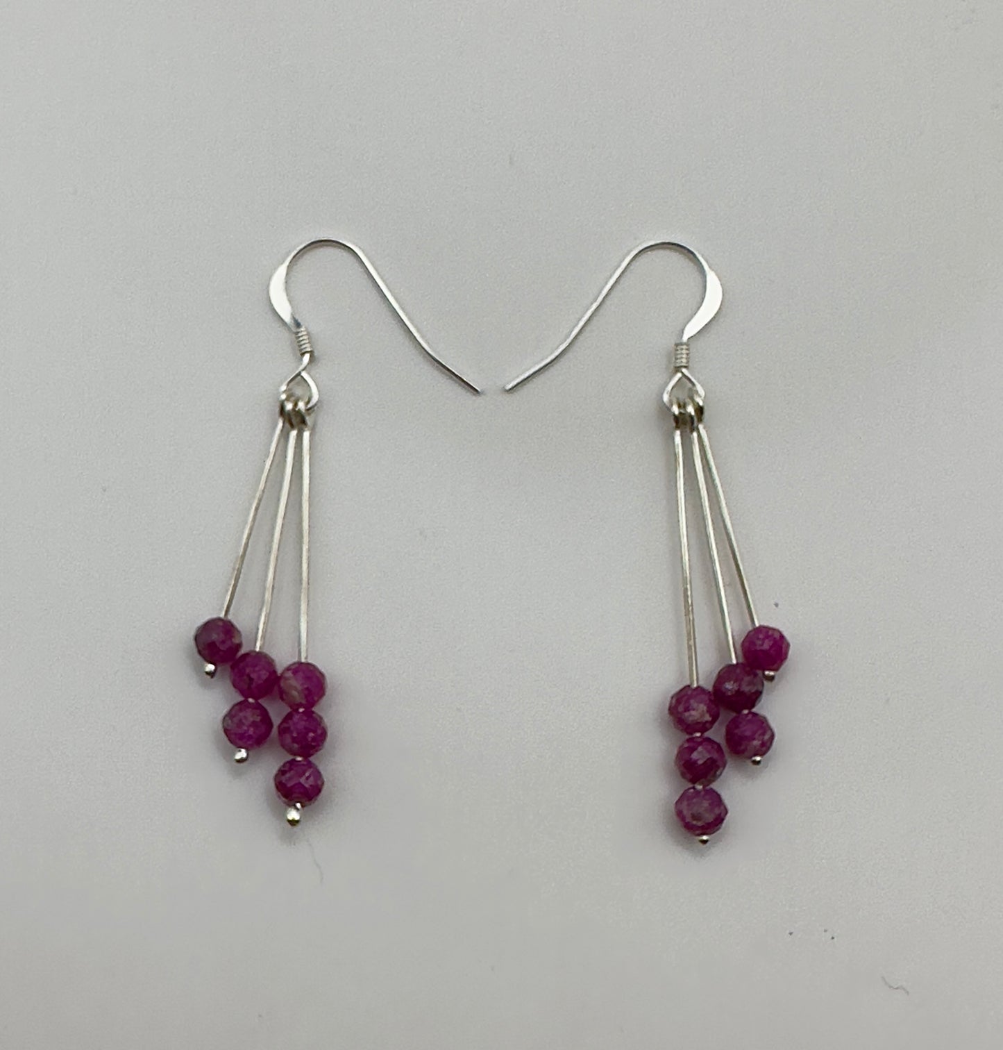 Boucles d'oreilles Rubis