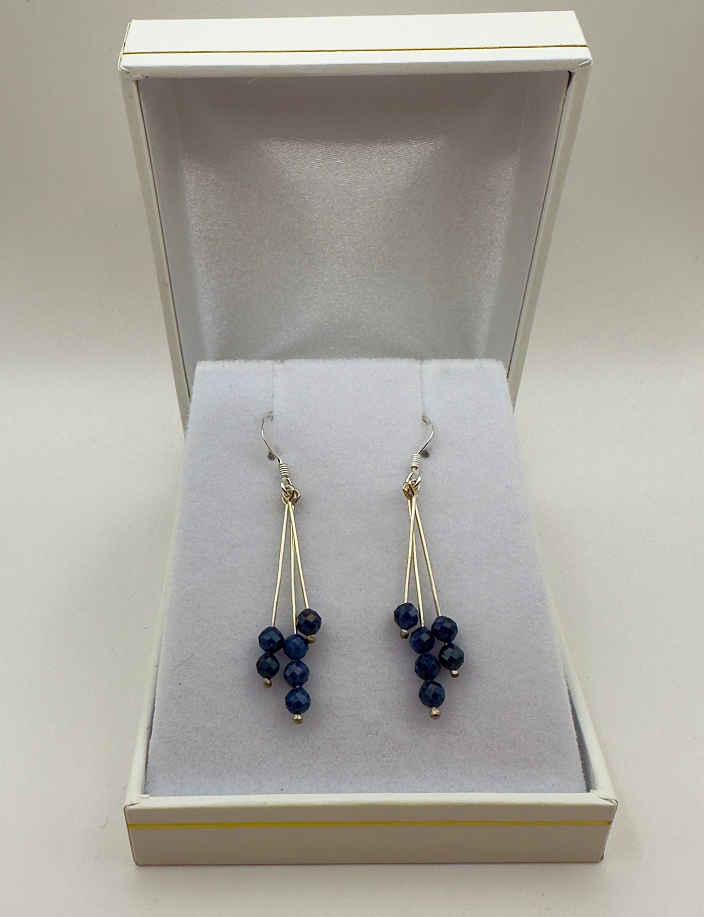Boucles d'oreilles Saphir