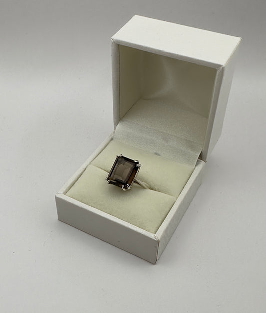 Bague Quartz fumé