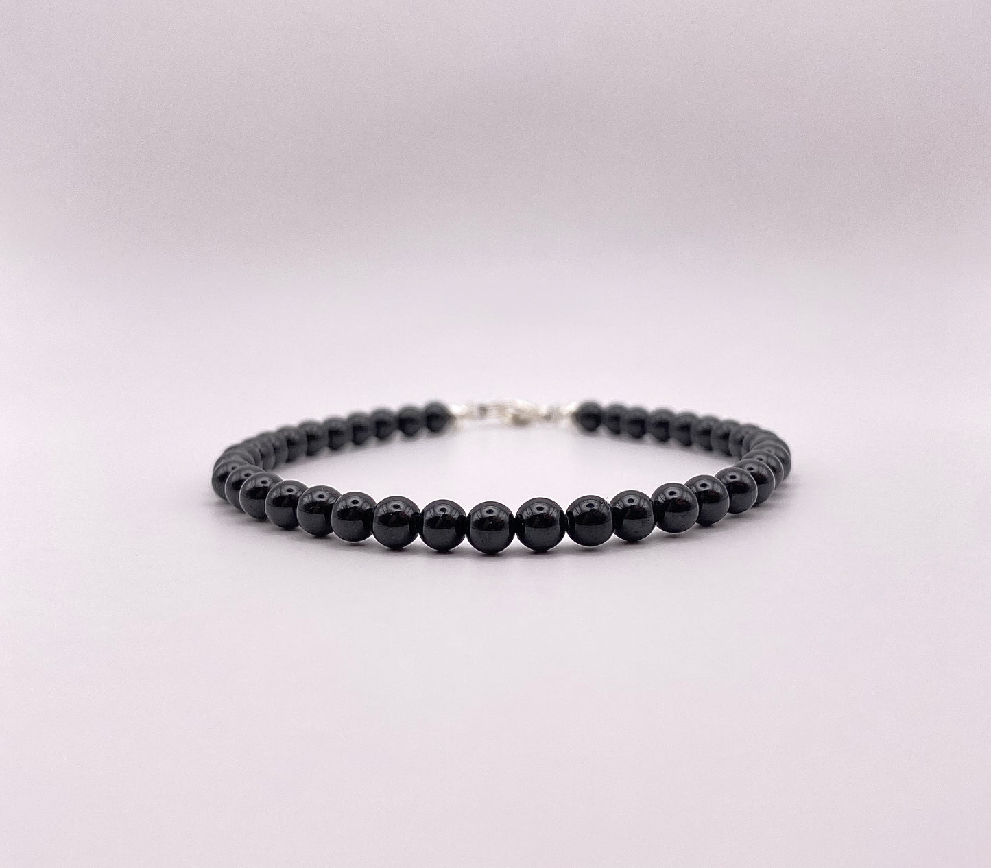 Bracelet spinelle noir