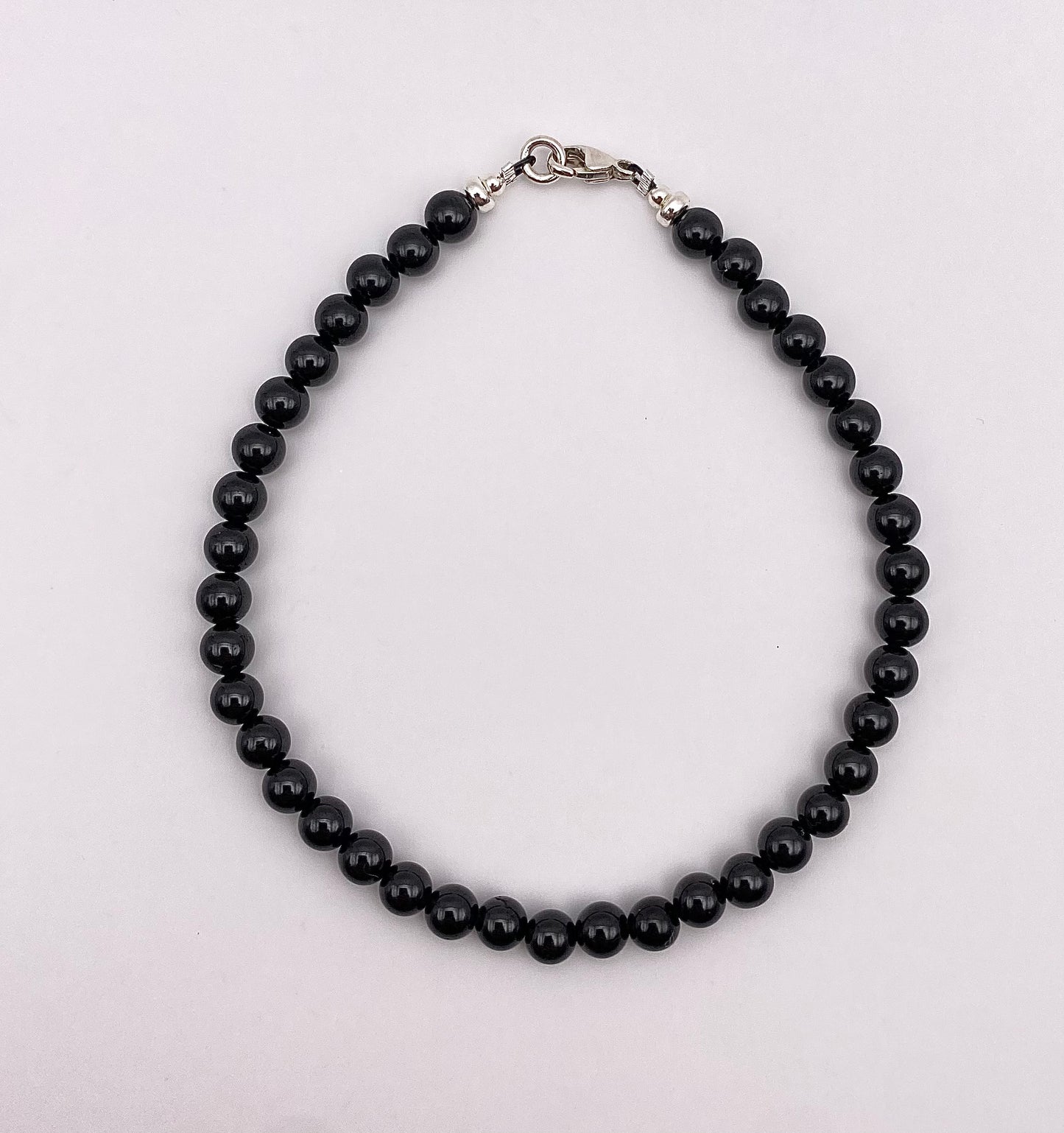 Bracelet spinelle noir