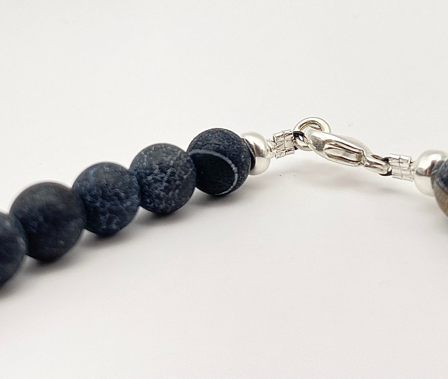 Bracelet Agate bleue