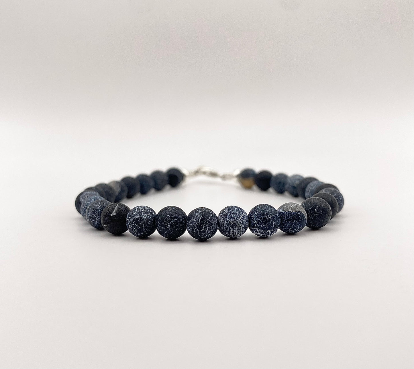 Bracelet Agate bleue