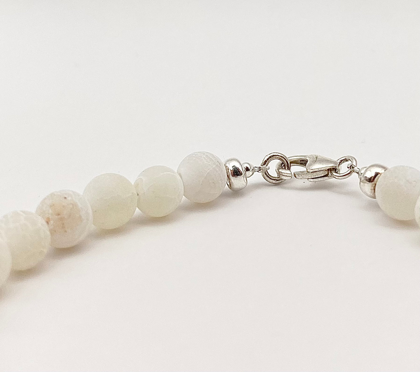 Bracelet Agate Blanche